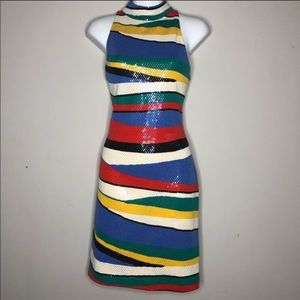 Women’s St. John couture stretch sequin dress